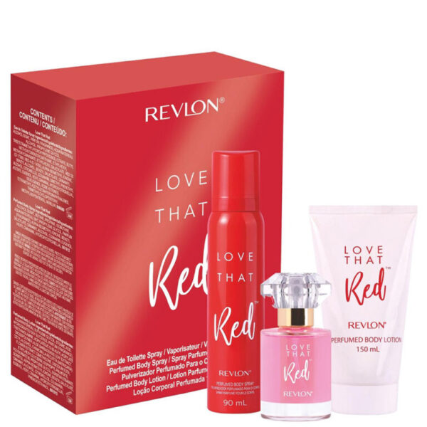 Revlon Love That Red Eau de Toilette Spray 30ml Set